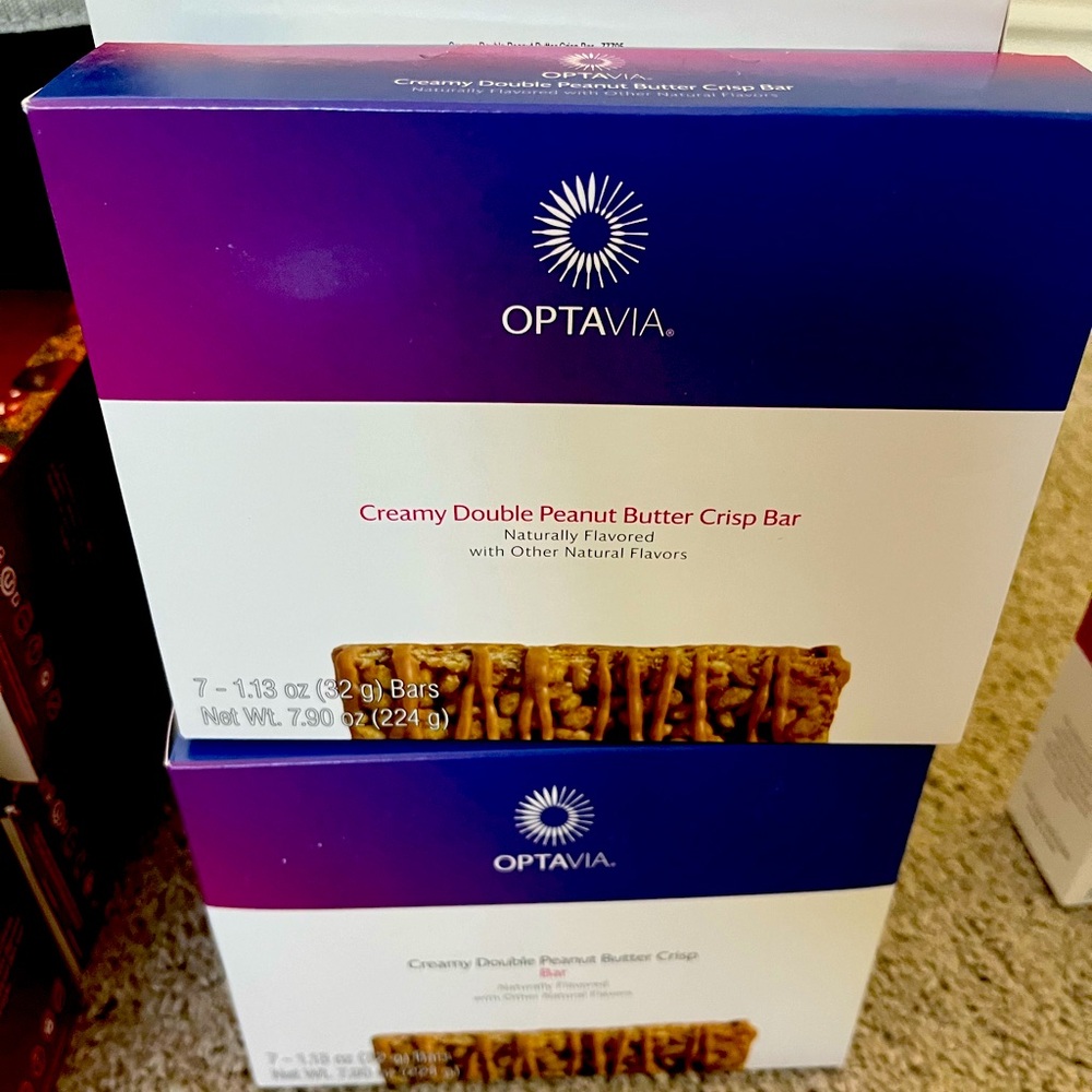 Optavia Bars: Creamy PB - 8 Boxes